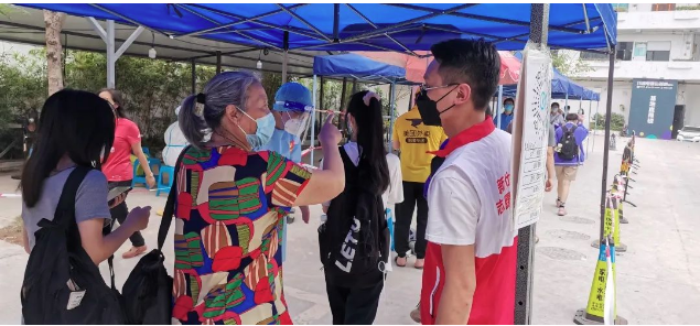 有序有爱有温度，T.I.T双鱼文体园助力南石头街道核酸检测